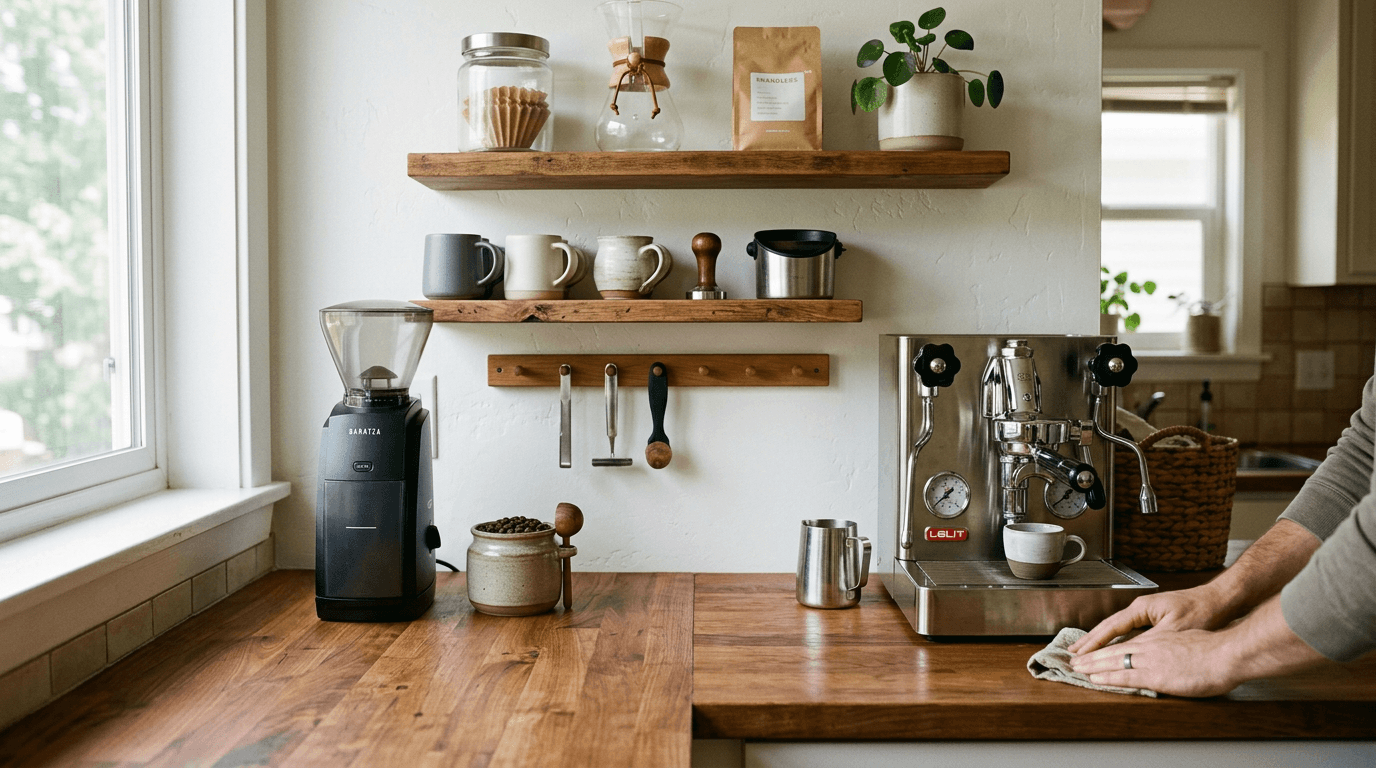 Coffee Bar Ideas: How to Build a Functional Home Setup